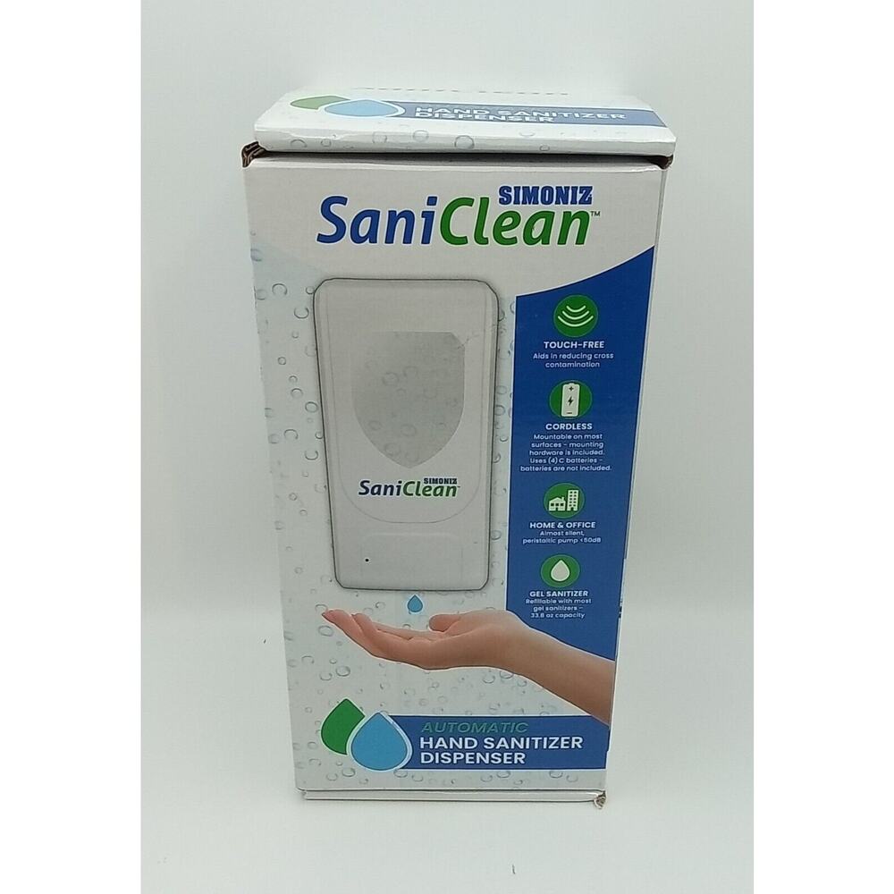 SIMONIZ SaniClean Hand Sanitizer Dispenser Touch Free